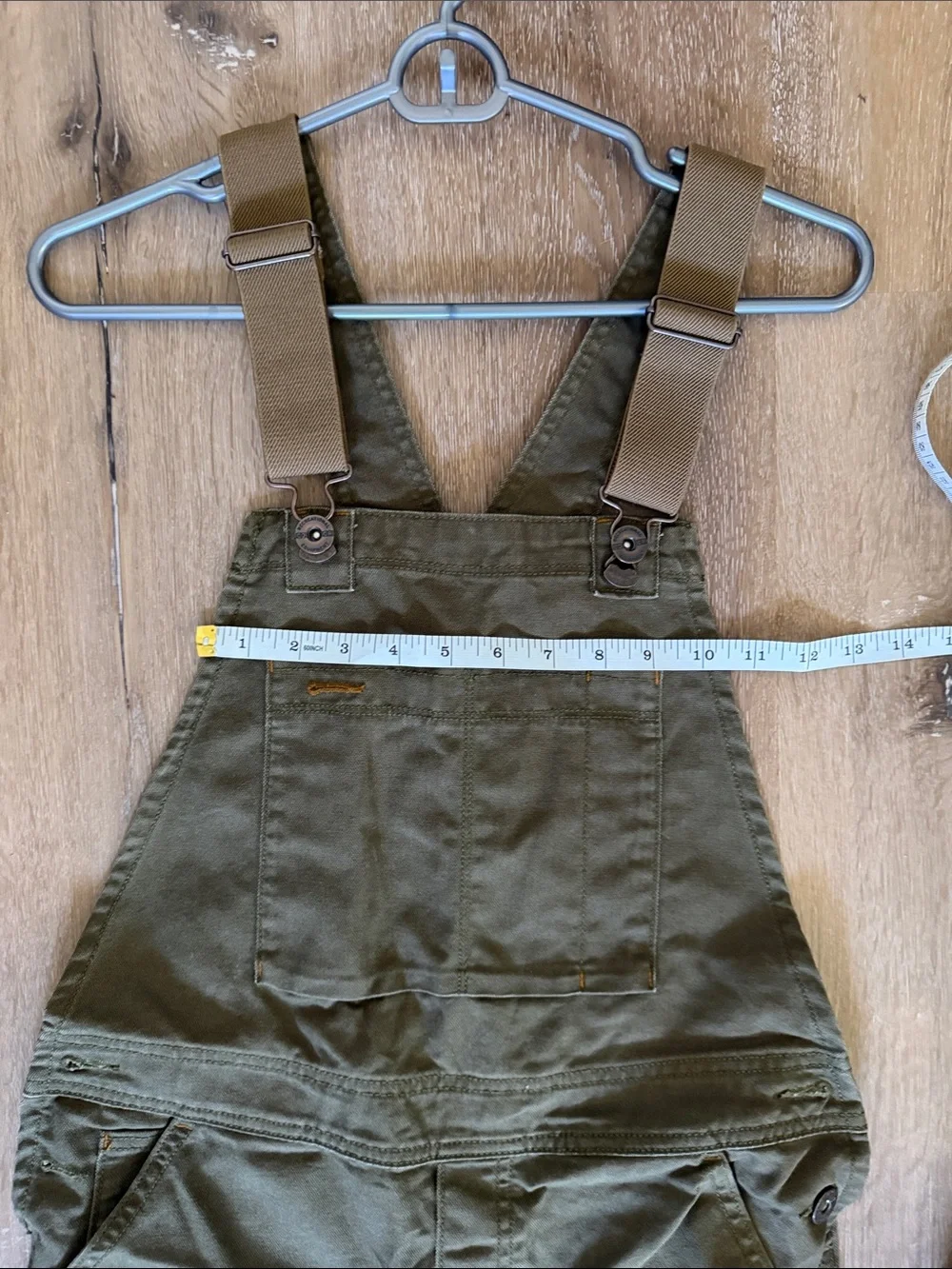 REI Olive Green Utility Bib Overalls - Picture 7 of 11